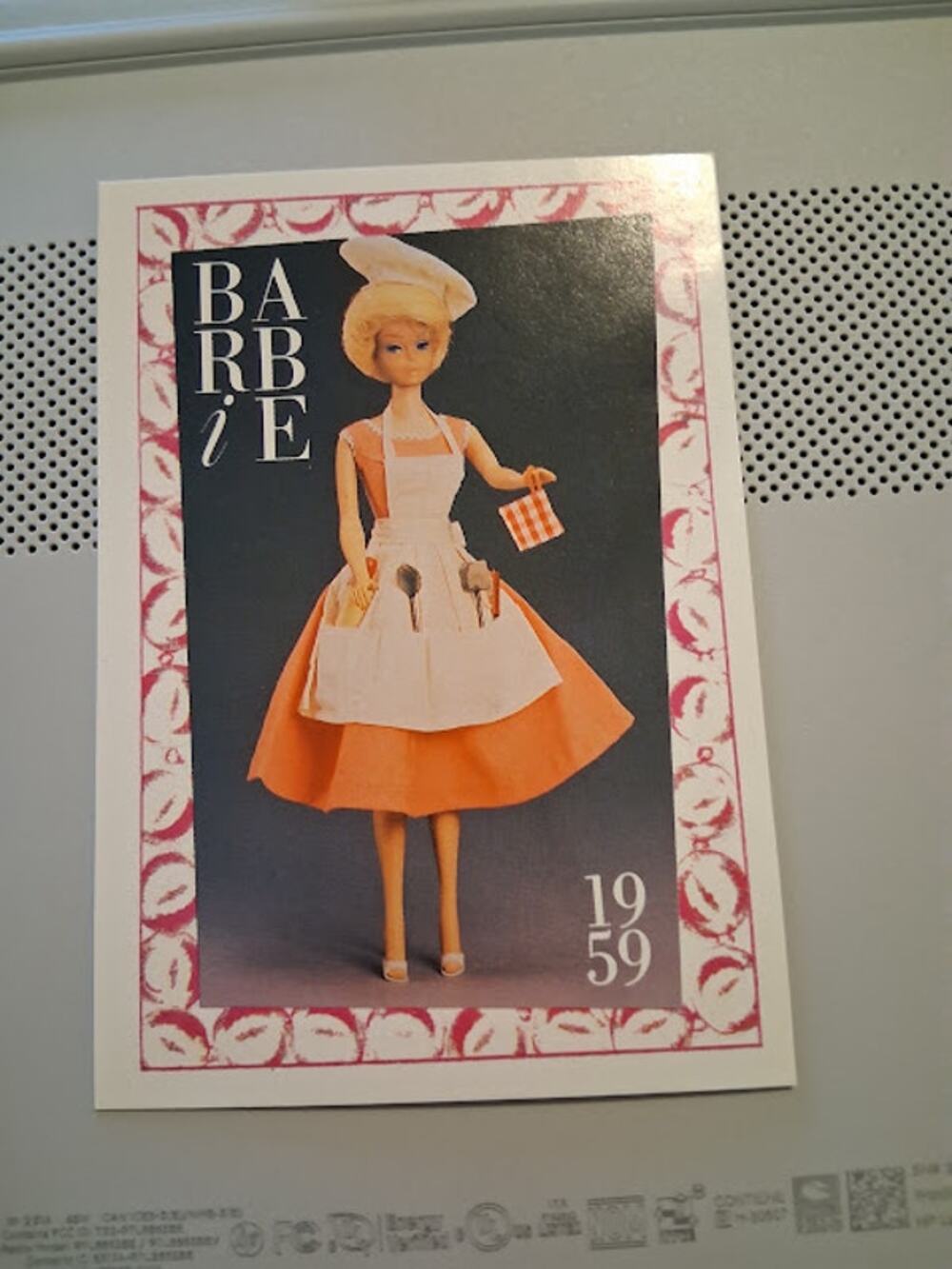 Vintage 1990 Barbie Card "Barbie-Q Outfit" No. 3